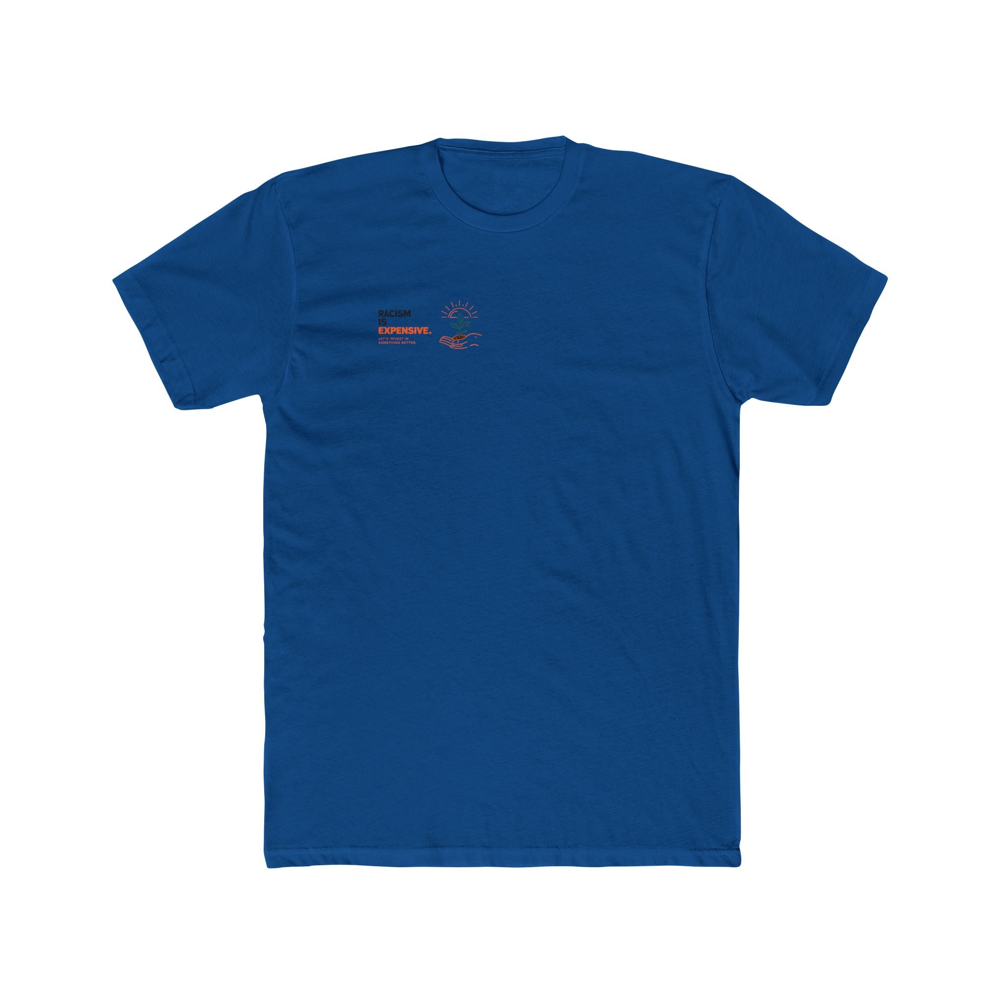 Minimalist Chest Logo Tee — Graphic Cotton T-Shirt
