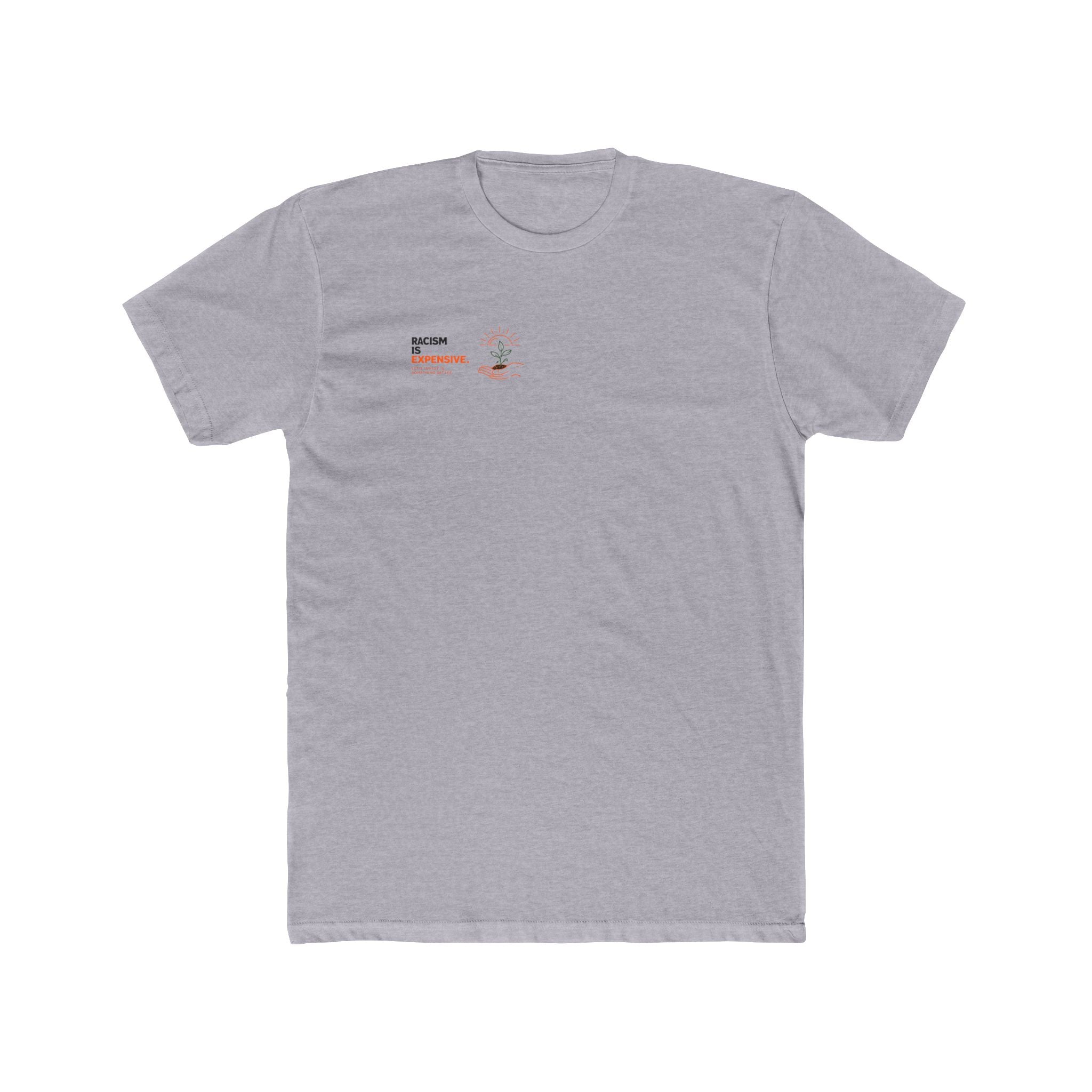 Minimalist Chest Logo Tee — Graphic Cotton T-Shirt