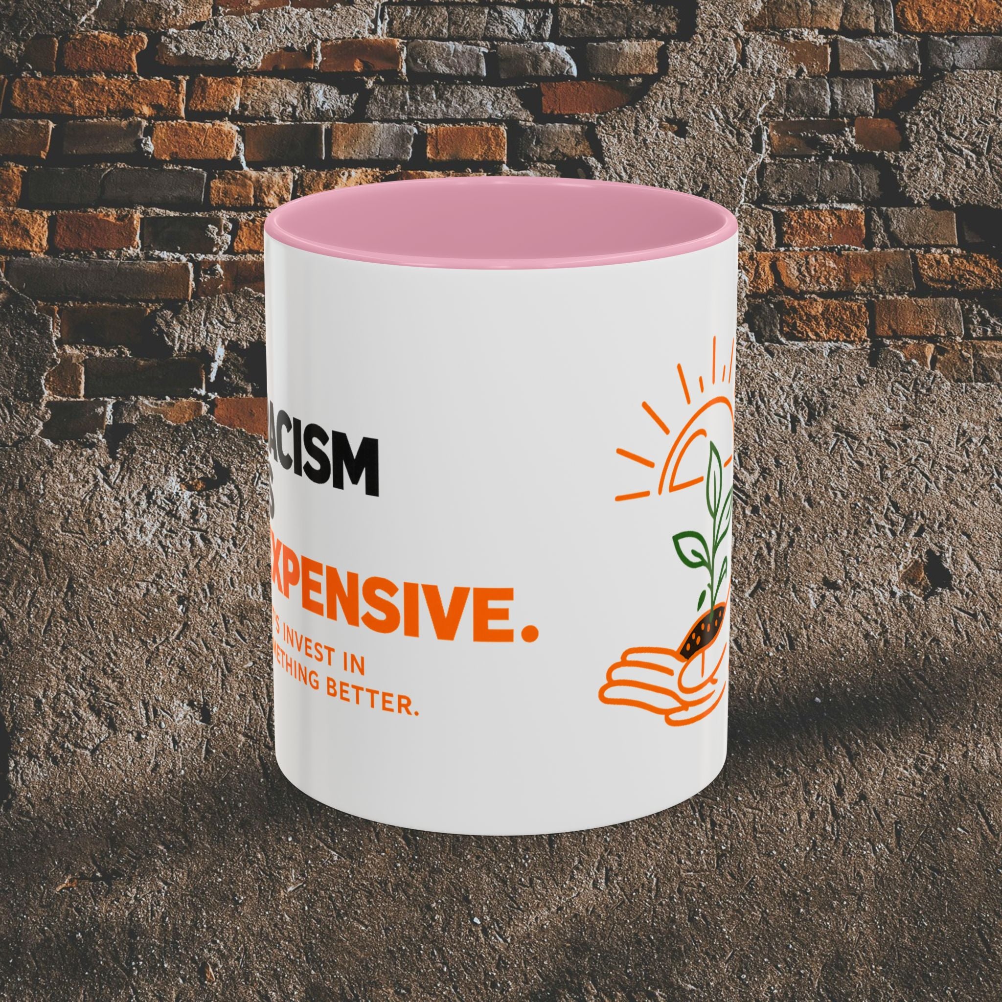Inspirational Gardening Mug — "Hope Is Not Expensive" Ceramic Coffee Cup (11oz/15oz)