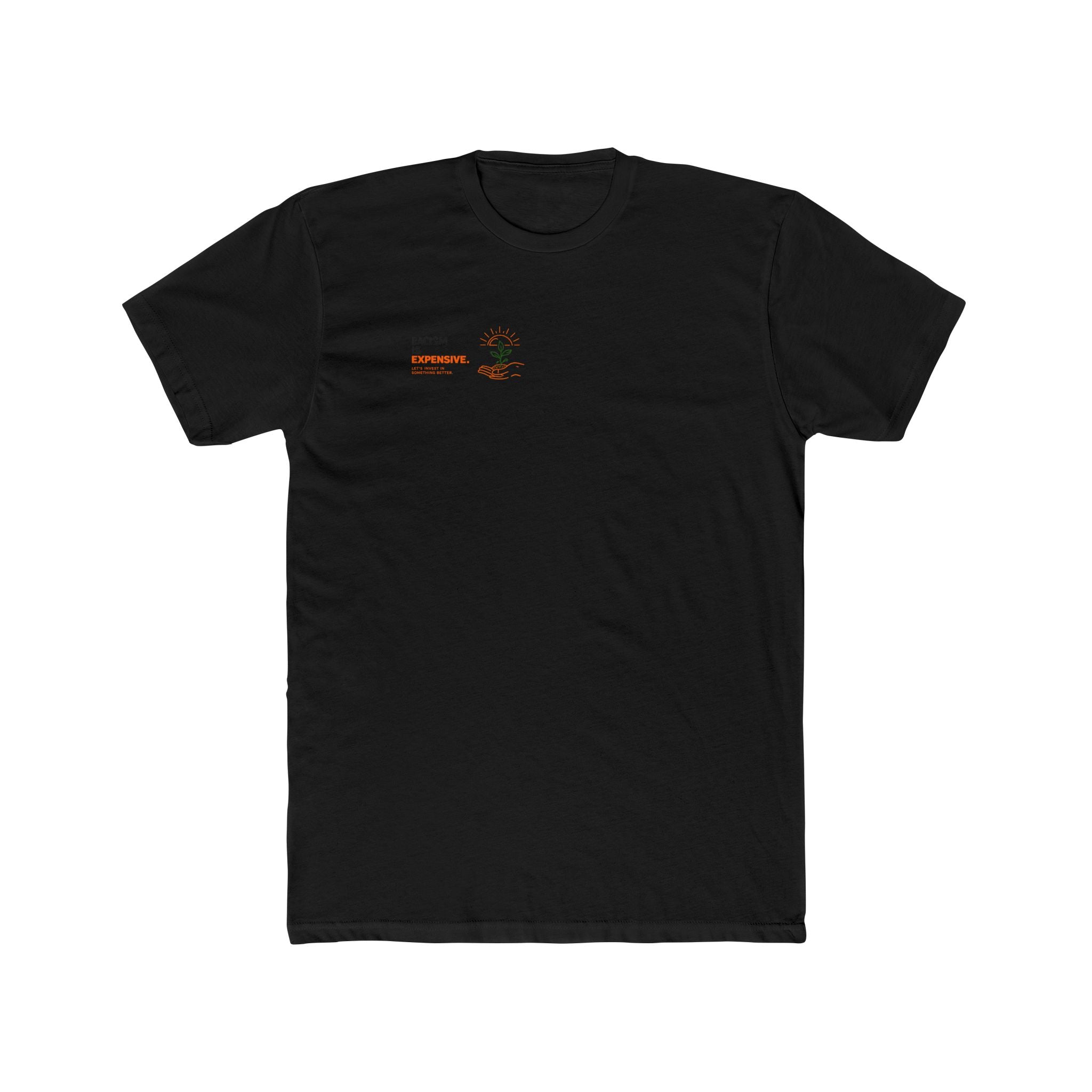 Minimalist Chest Logo Tee — Graphic Cotton T-Shirt