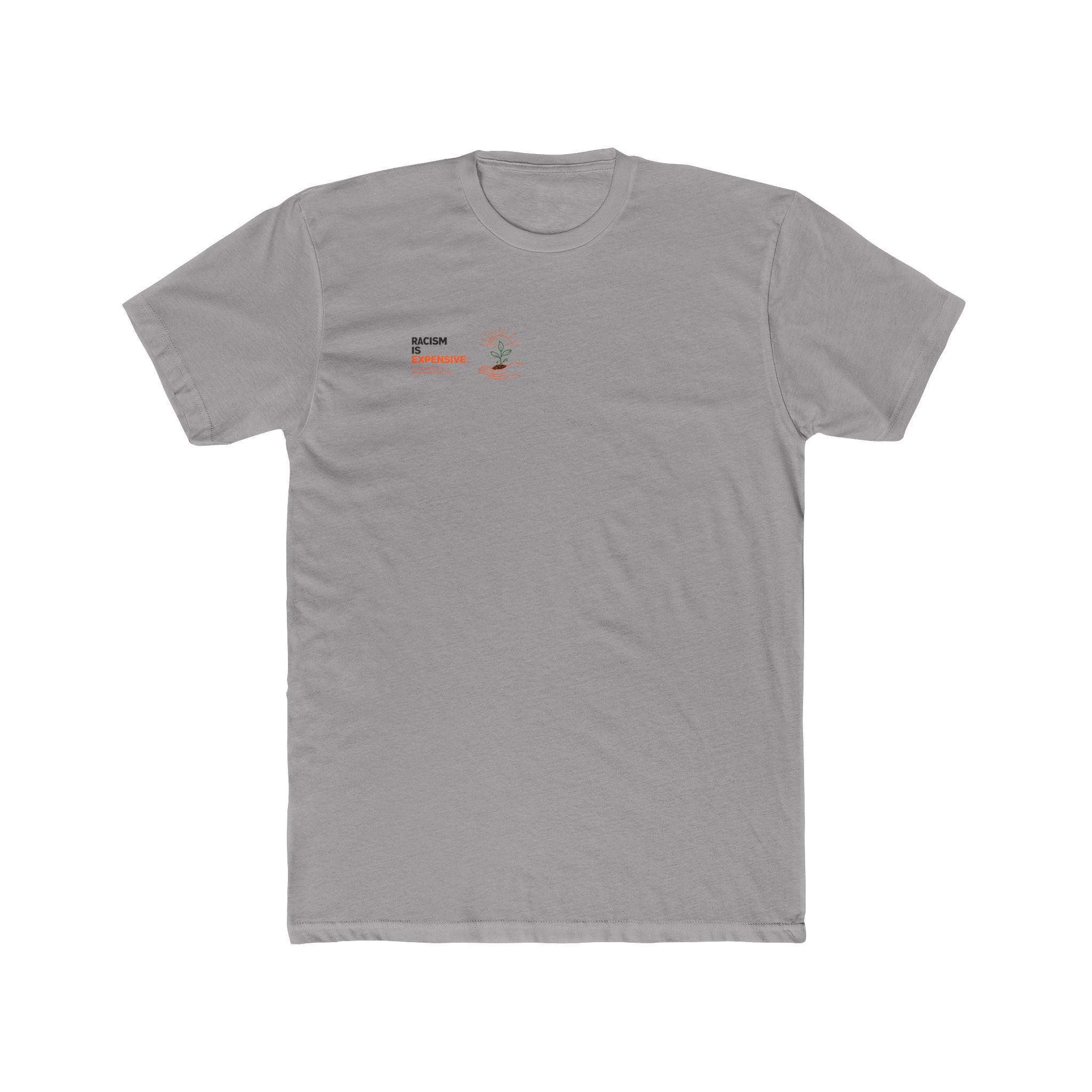 Minimalist Chest Logo Tee — Graphic Cotton T-Shirt
