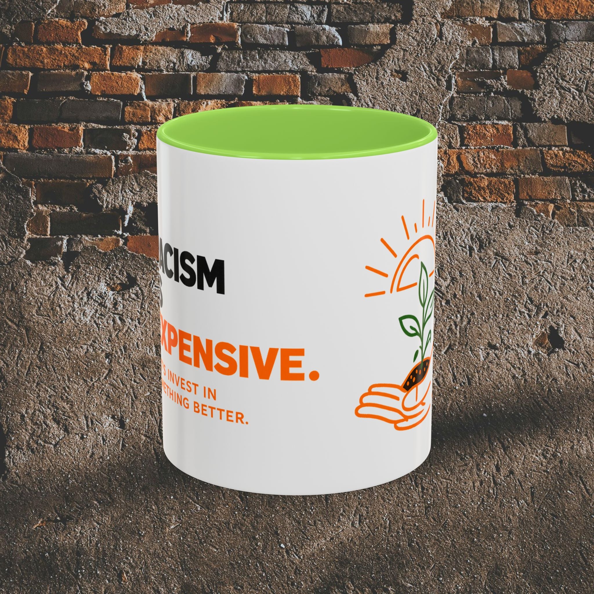 Inspirational Gardening Mug — "Hope Is Not Expensive" Ceramic Coffee Cup (11oz/15oz)