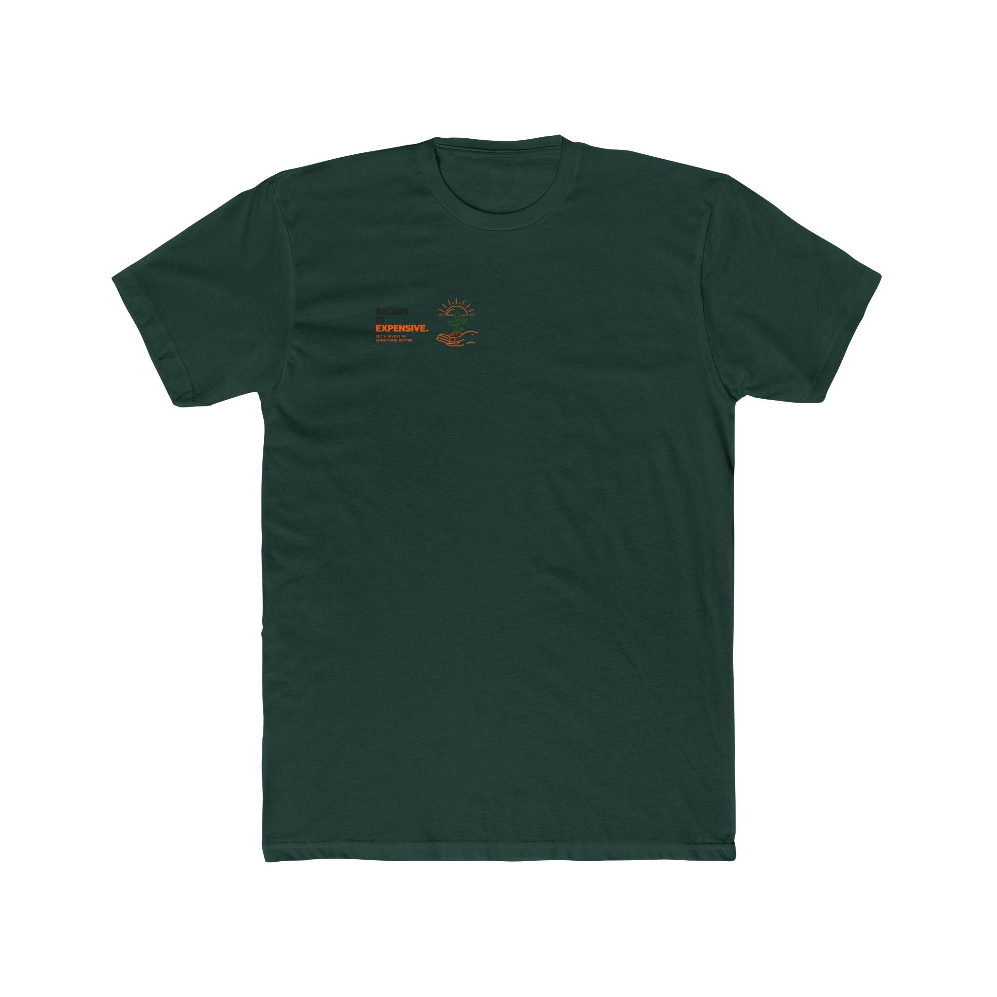 Minimalist Chest Logo Tee — Graphic Cotton T-Shirt