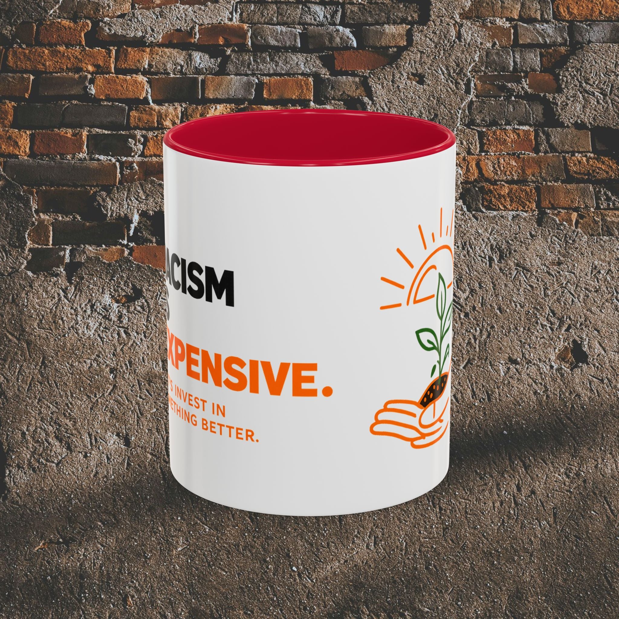 Inspirational Gardening Mug — "Hope Is Not Expensive" Ceramic Coffee Cup (11oz/15oz)