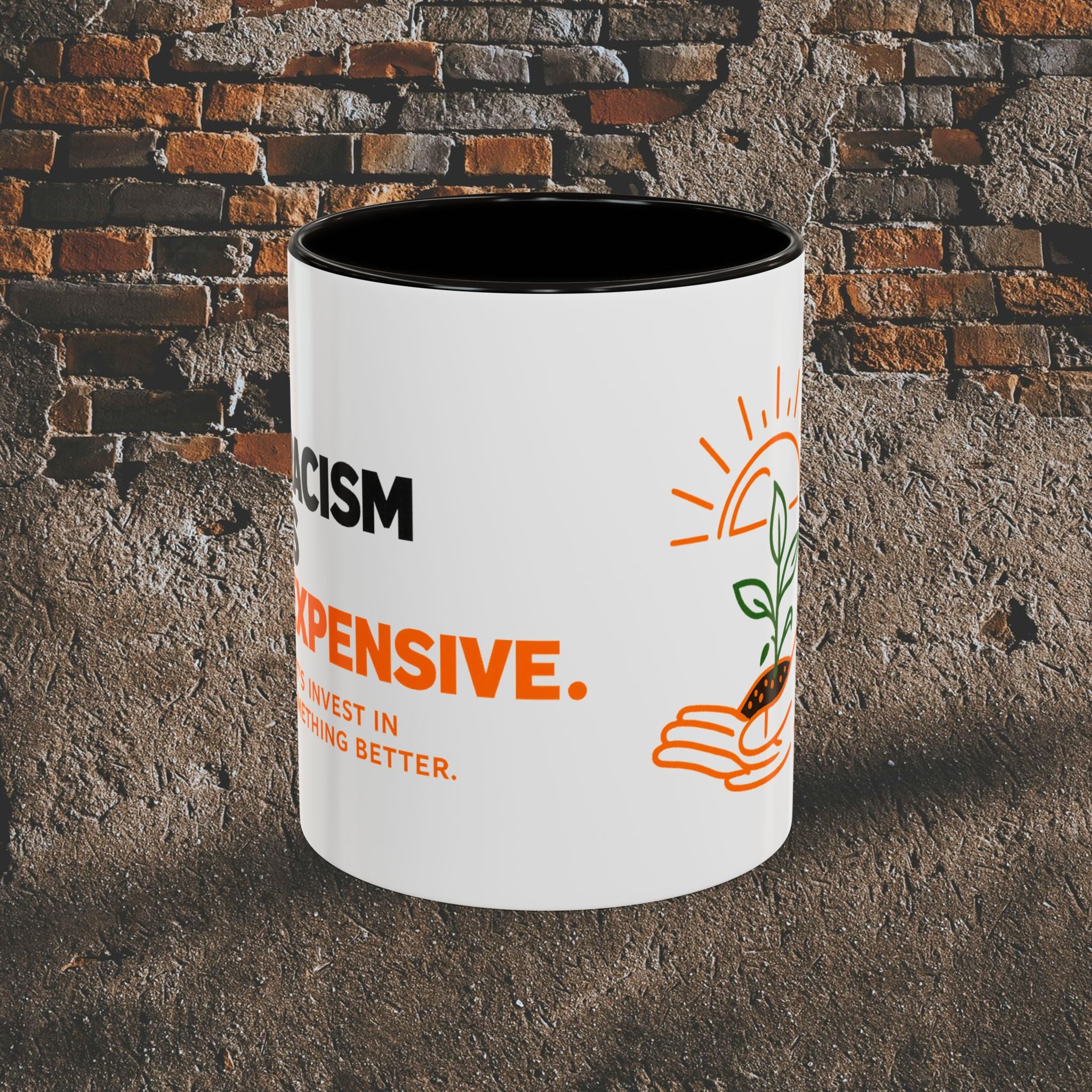 Inspirational Gardening Mug — "Hope Is Not Expensive" Ceramic Coffee Cup (11oz/15oz)