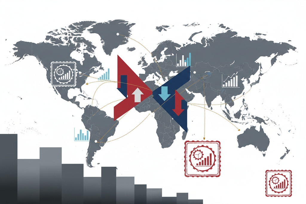 U.S.-China trade relationship illustration